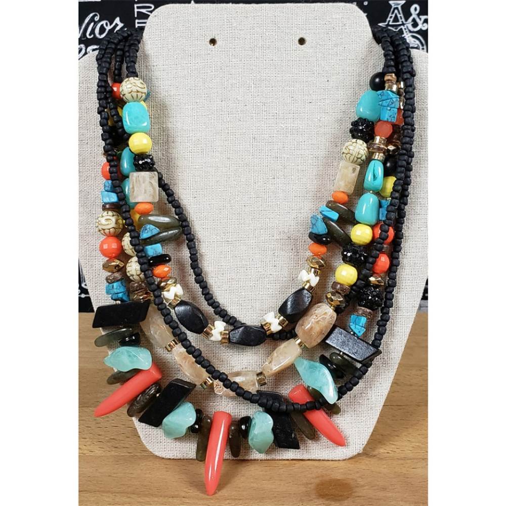 Layered Beaded Necklace